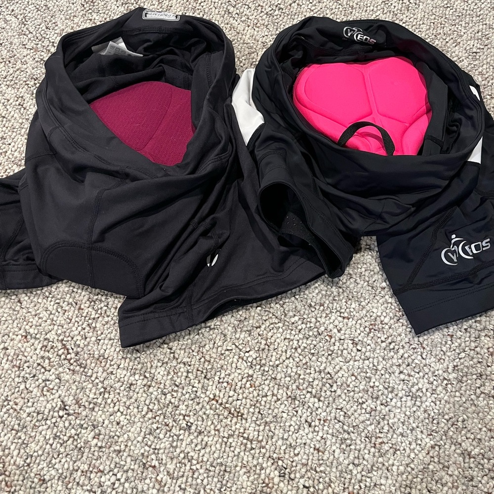 Pair of women’s bike riding shorts